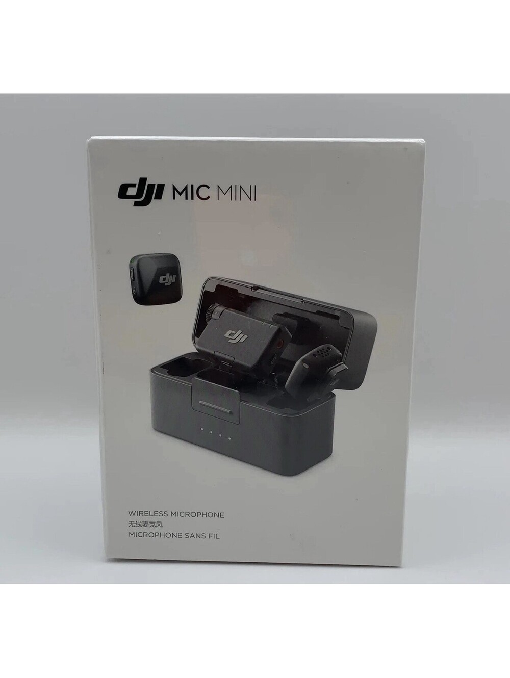 DJI Mic Mini Wireless Omnidirectional Microphone System Black 48 Hour Operation